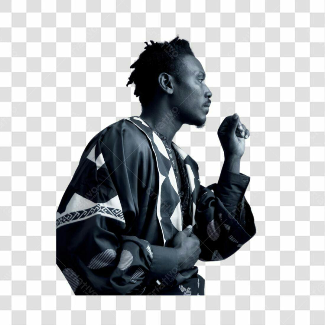 Imagem PNG com fundo transparente Homem Africano Moda