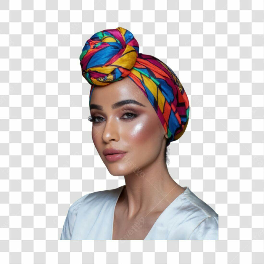 Icone Moda Turbante PNG com fundo transparente
