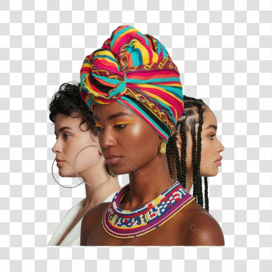 Icone Mulheres Diversas PNG com fundo transparente