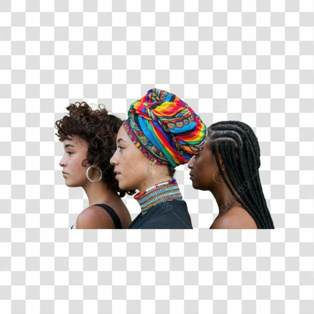 Imagem PNG Mulheres Diversas com Fundo Transparente