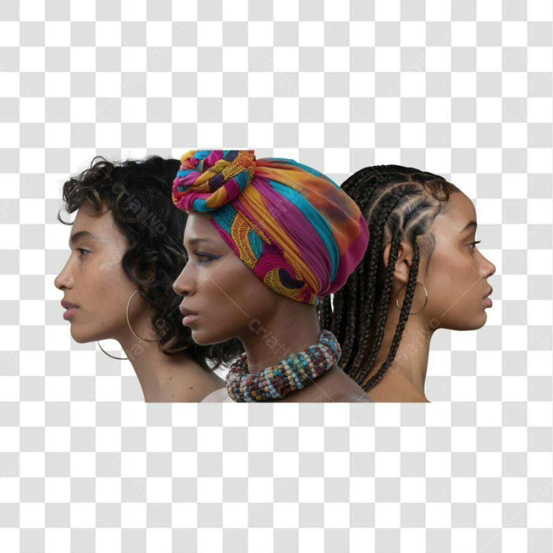 Imagem PNG Mulheres Diversas com fundo transparente
