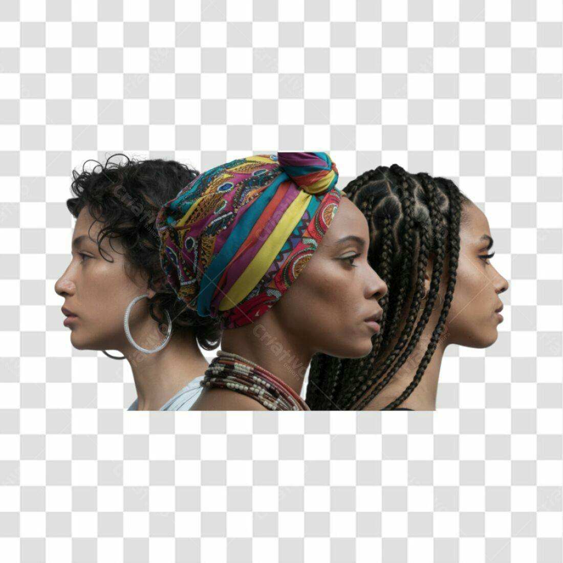 Icone Diversidade Mulheres PNG com fundo transparente