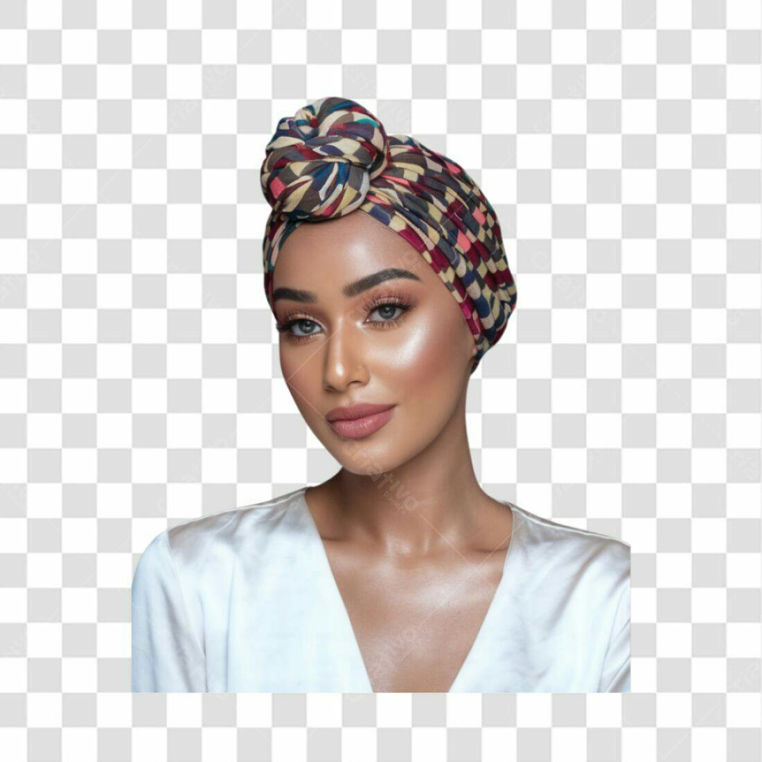 Icone Moda Mulheres Hijab PNG com fundo transparente