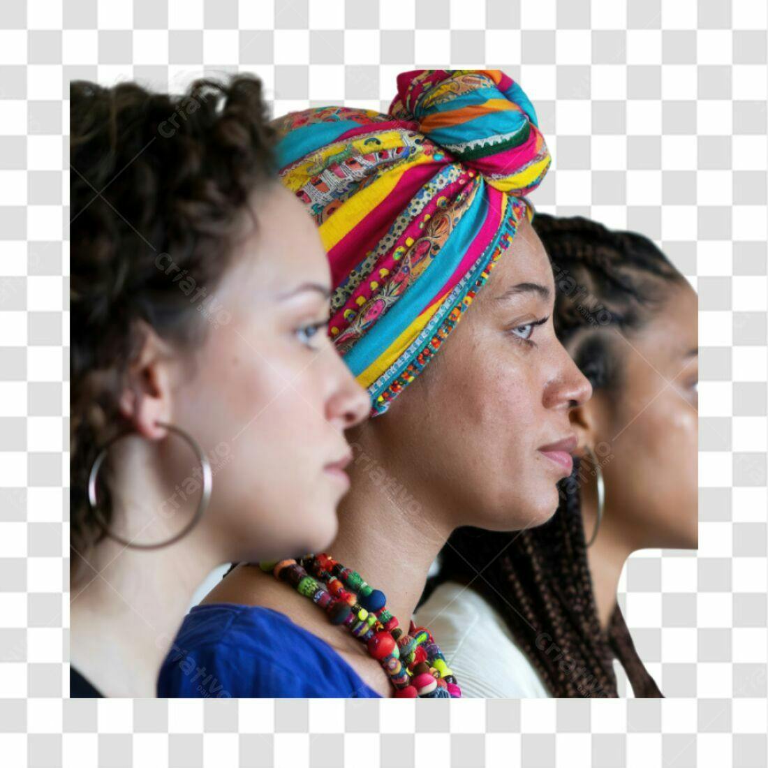 Icone Mulheres Diversas PNG com fundo transparente