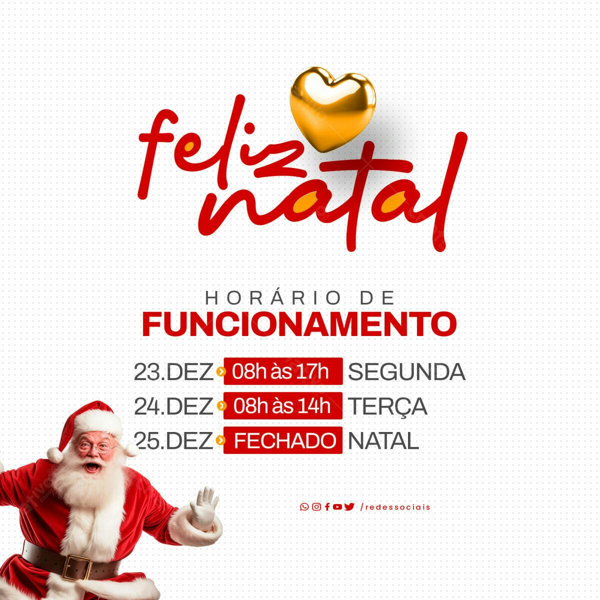 Postagem de Natal PSD Editável