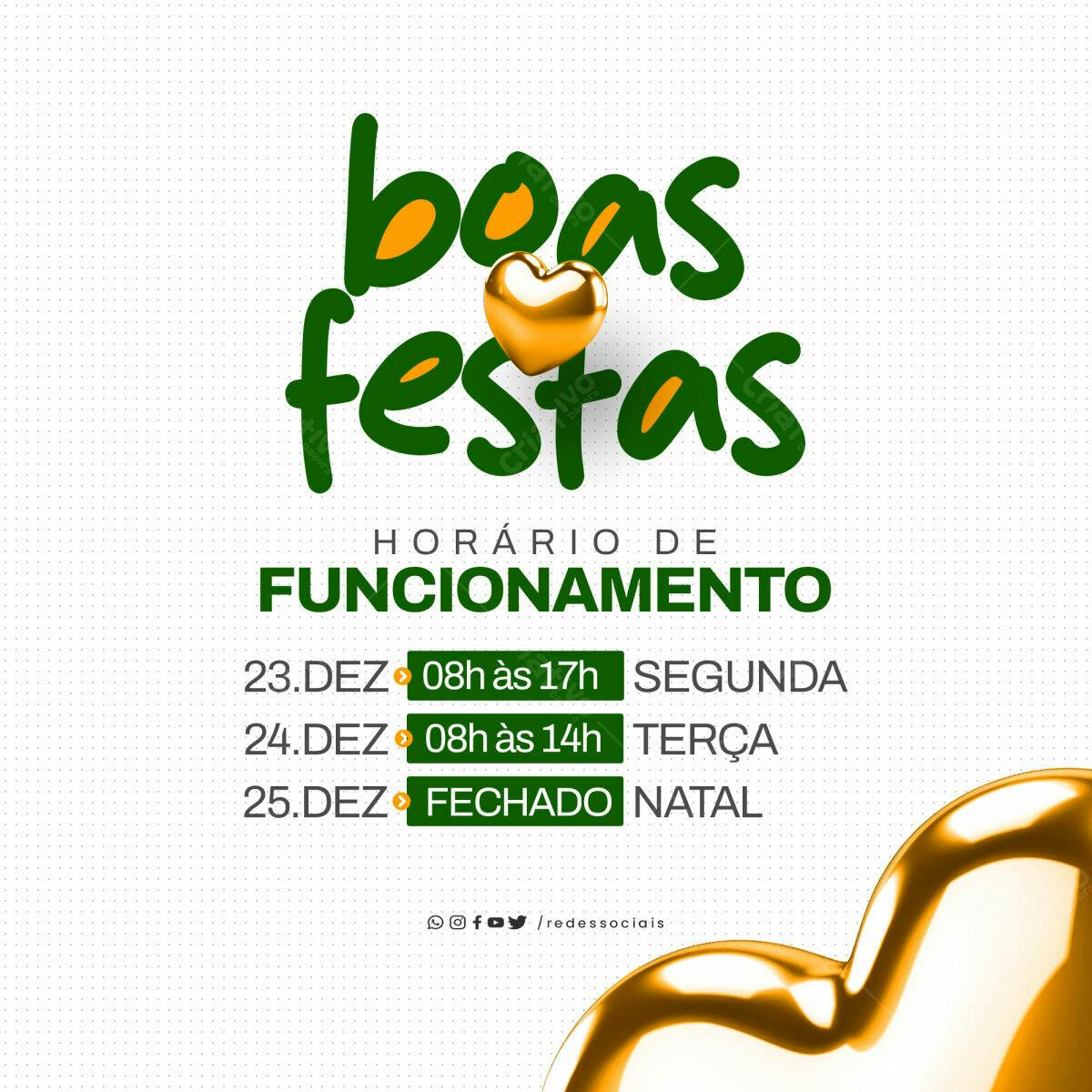 Flyer Boas Festas PSD Editável