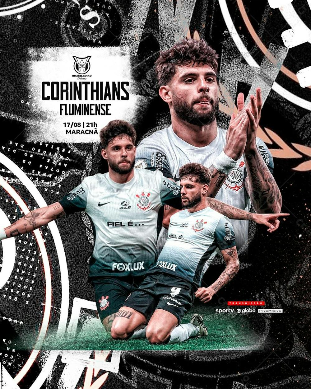 Futebol Brasileirao Corinthians X Fluminense Social Media