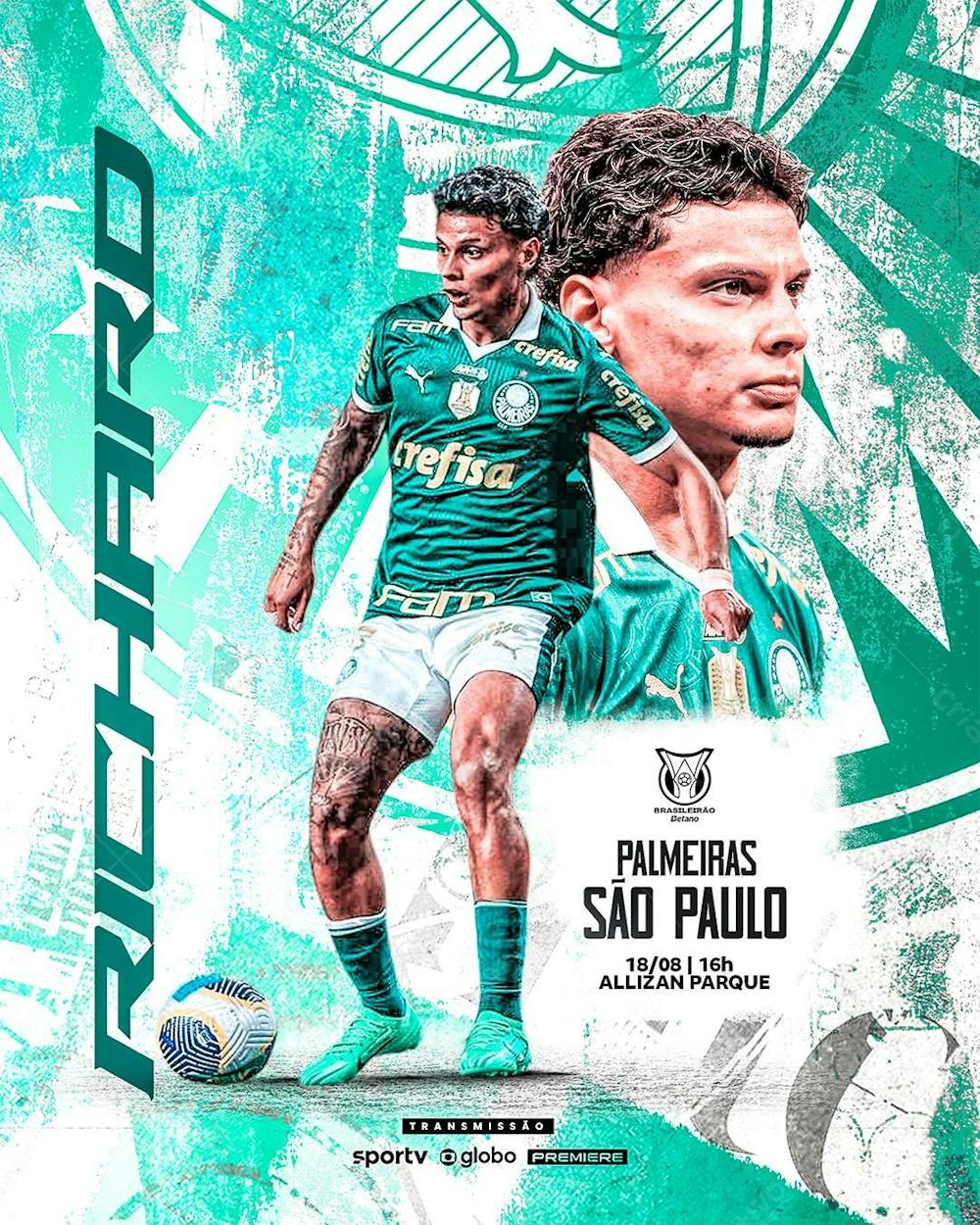 Futebol Brasileirao Palmeiras X Sao Paulo Social Media