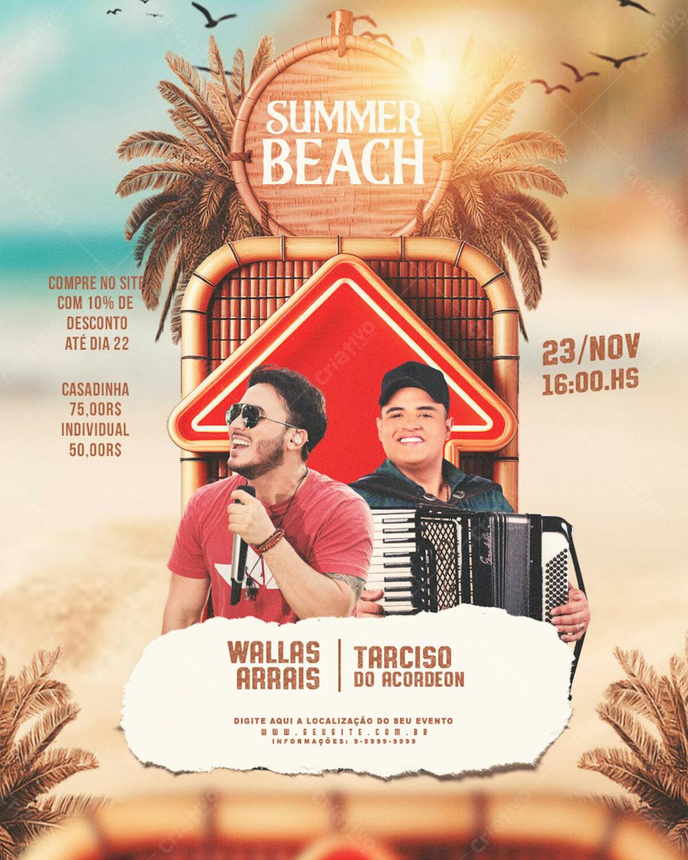 Summer Beach Evento Show Festa Feed