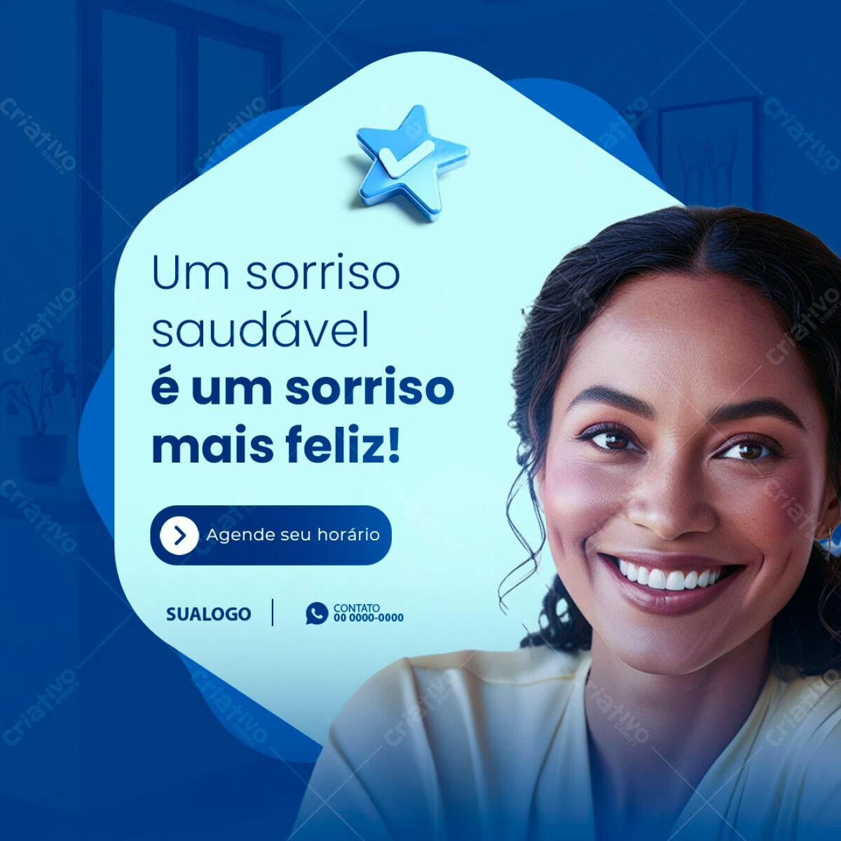 Post para Odontologia PSD Editável