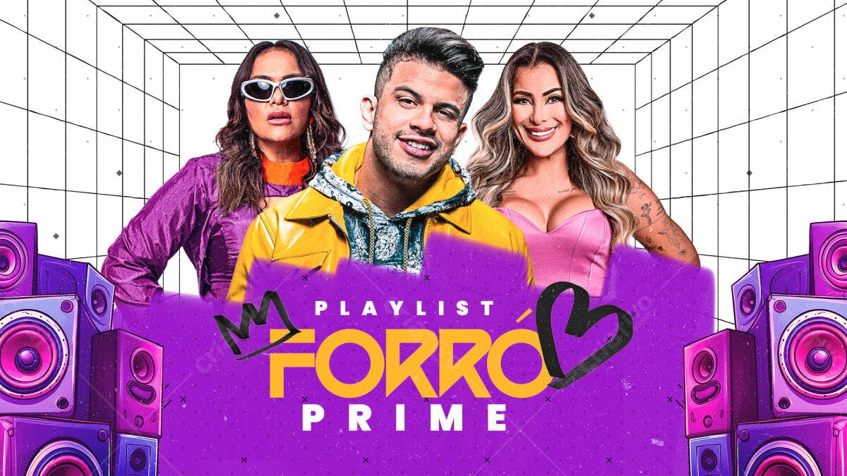 Flyer Playlist Forró Prime PSD Editável