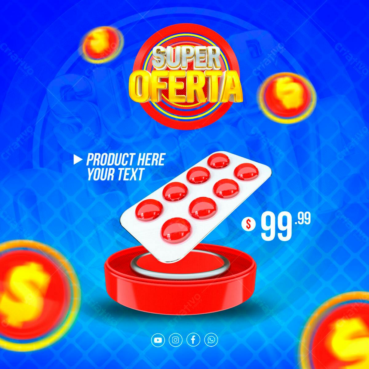 Banner Super Oferta PSD Editável