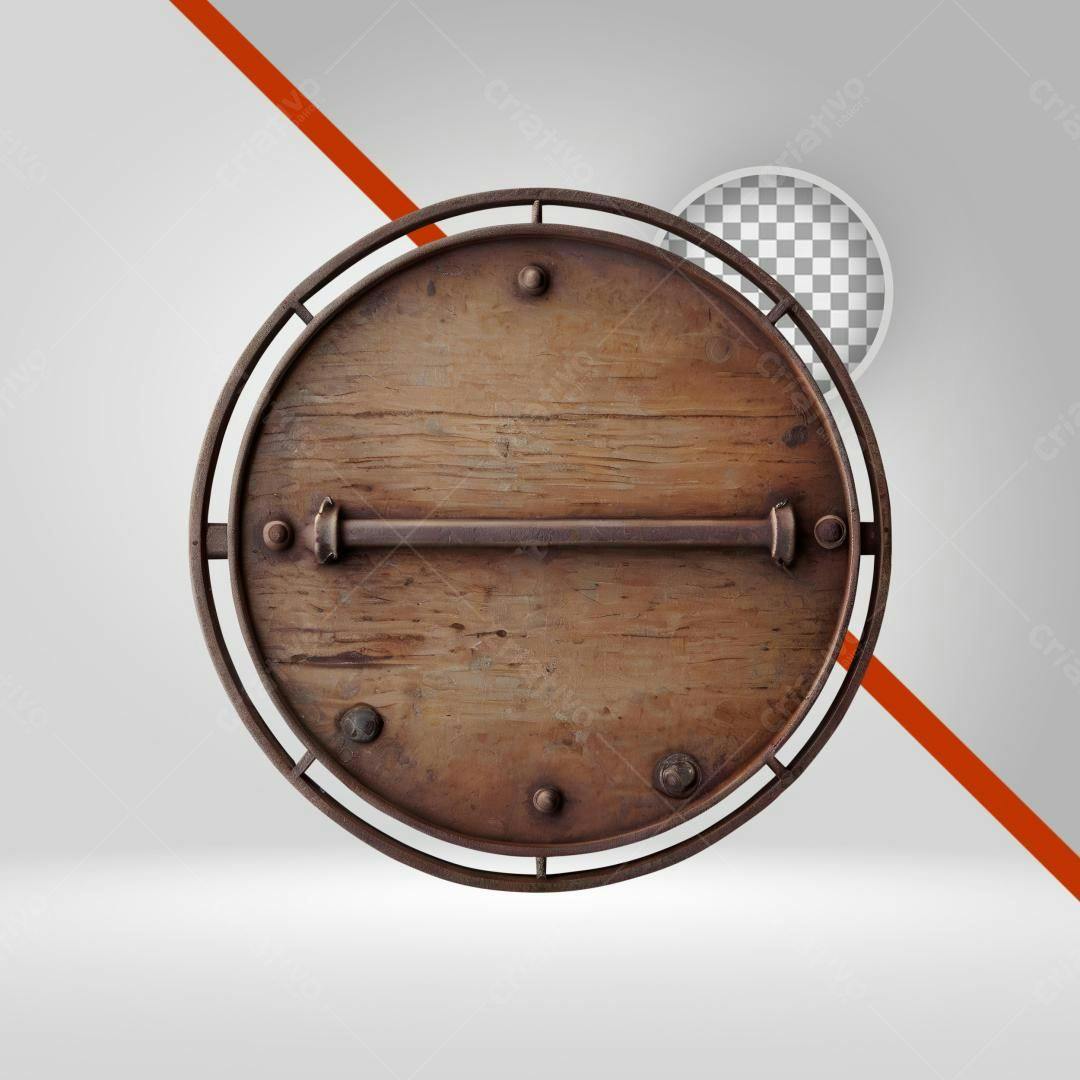 Selo Madeira Rustico PNG com fundo transparente