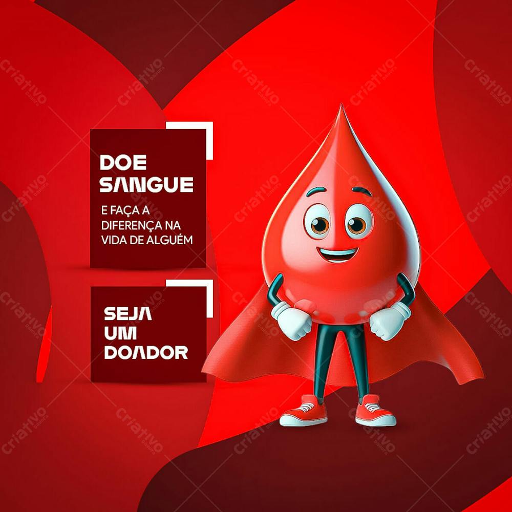 Doe Sangue E Faça A Diferença Na Vida De Alguém Psd Editável