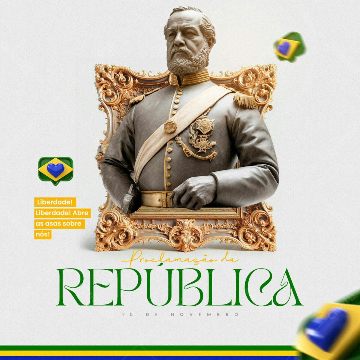 Flyer Proclamação da República PSD Editável