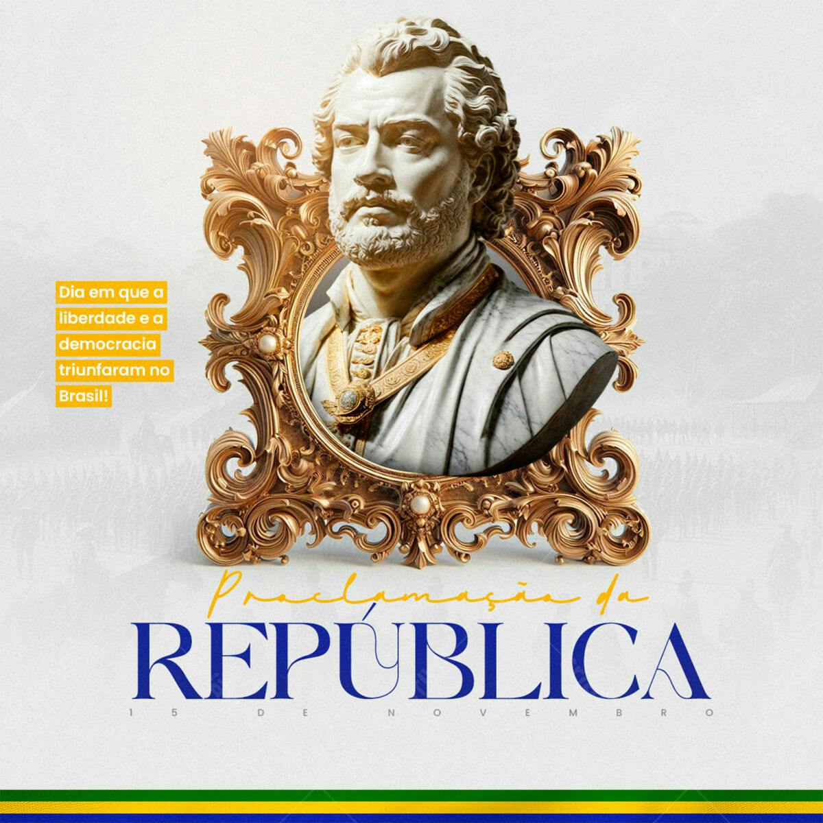 Flyer Proclamação da República PSD Editável