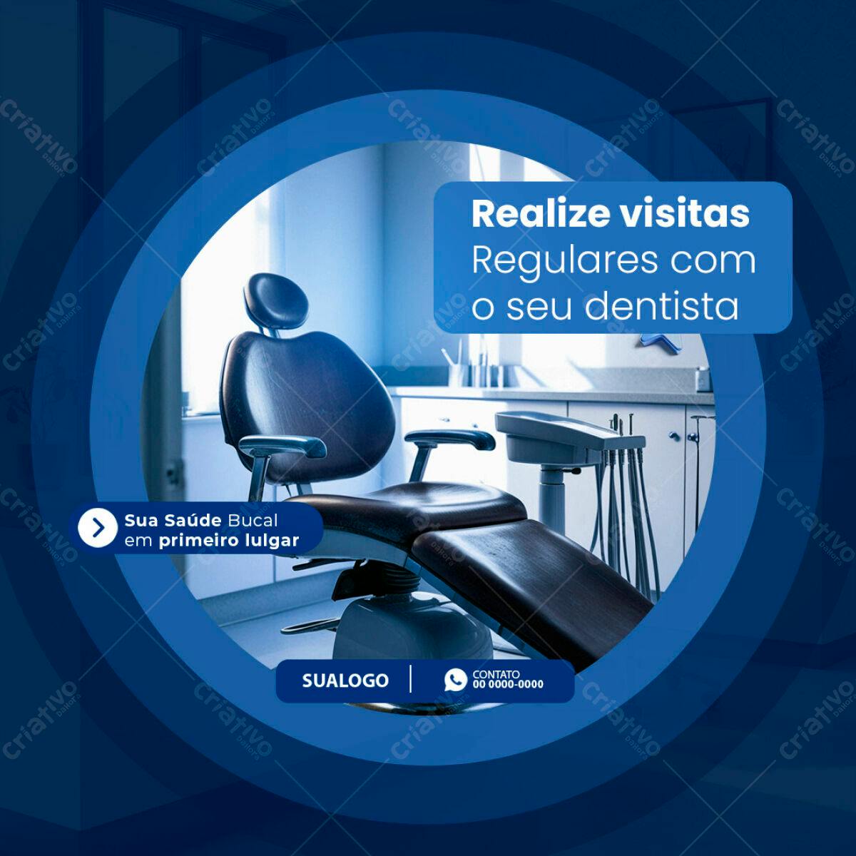 Post para Consultório Odontológico PSD Editável