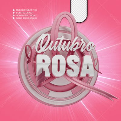 Outubro Rosa Selo 14