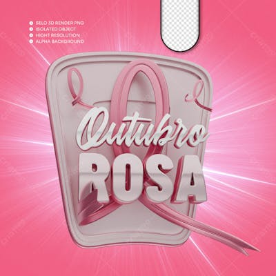 Outubro Rosa Selo 15