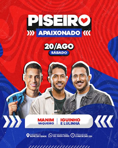 Psd Premium Piseiro Apaixonado 3