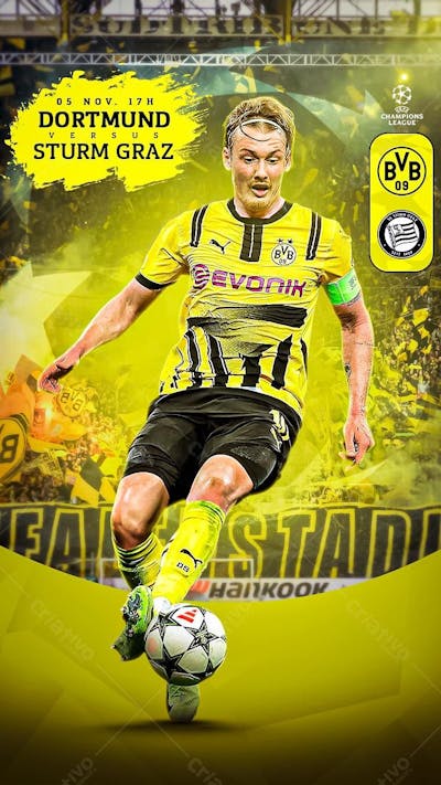 Flyer Matchday Brandt Dortmund