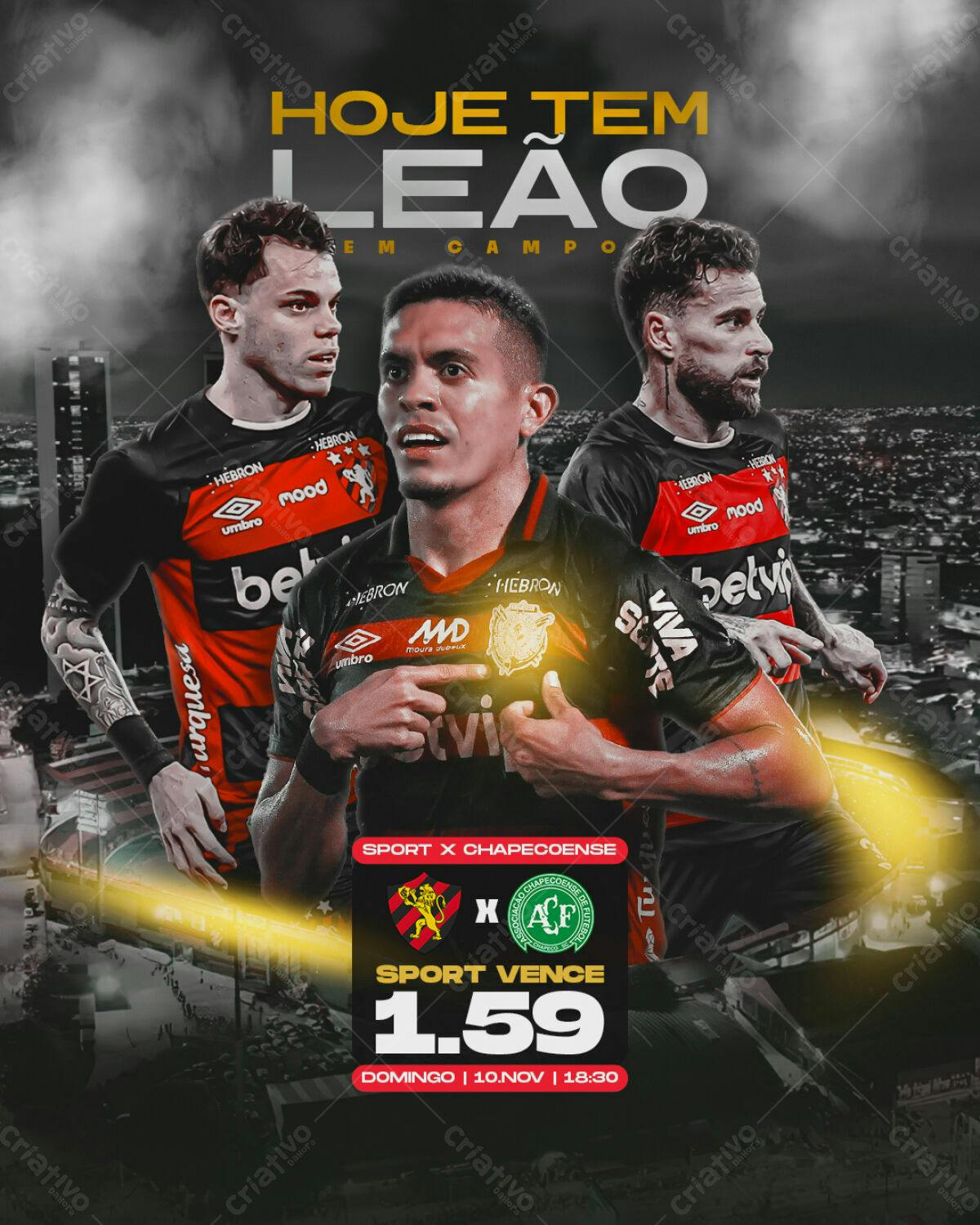 Flyer Jogo de Futebol PSD Editável