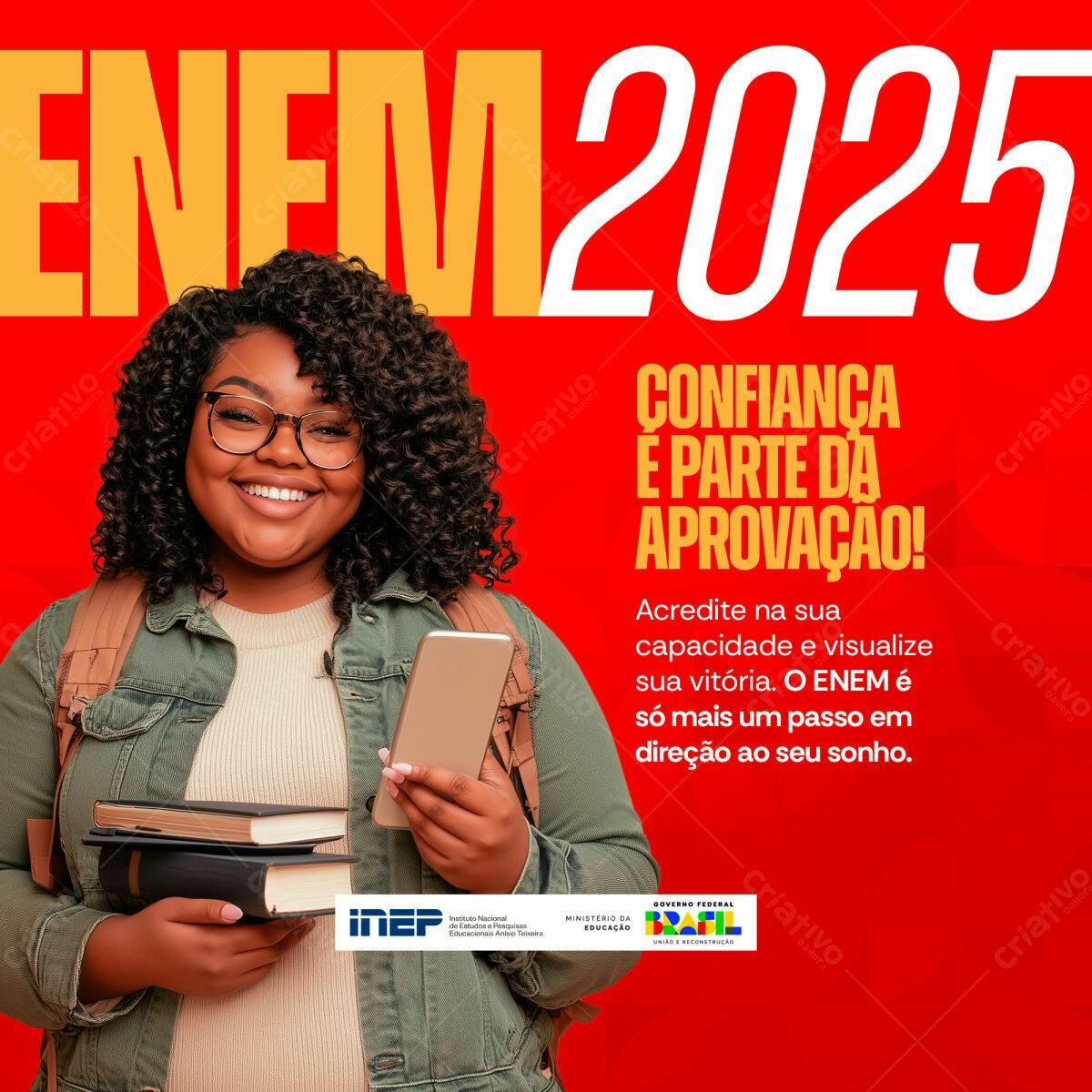 Flyer ENEM 2025 PSD Editável