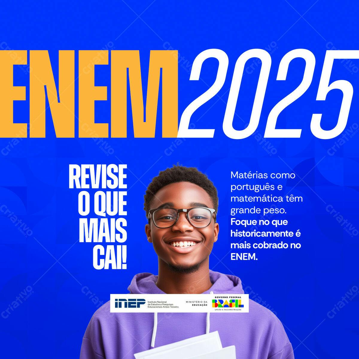 Flyer ENEM 2025 PSD Editável
