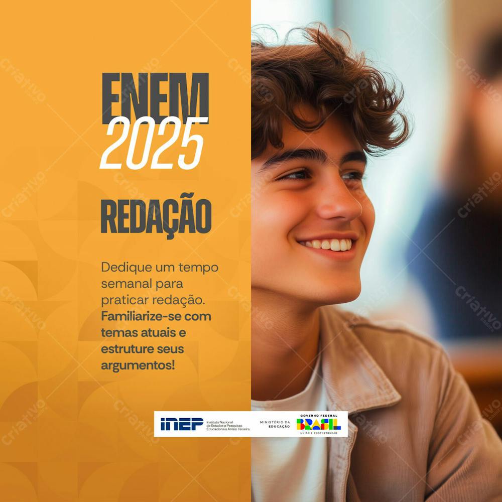 Social Media Enem 2025 Redação