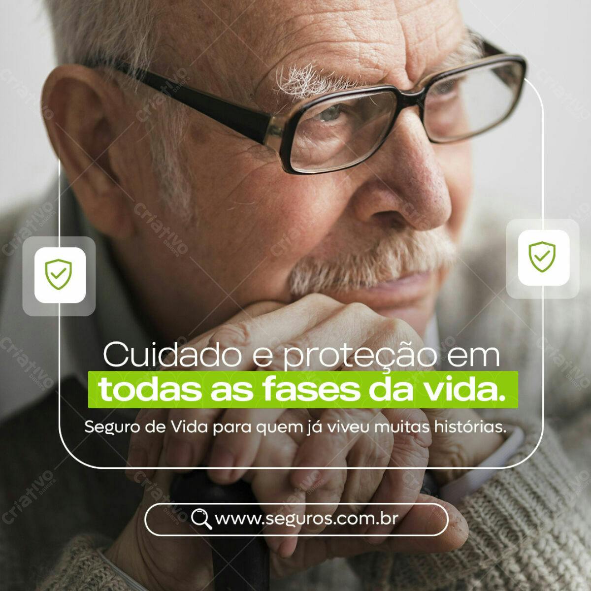 Postagem Instagram Seguro de Vida PSD Editável