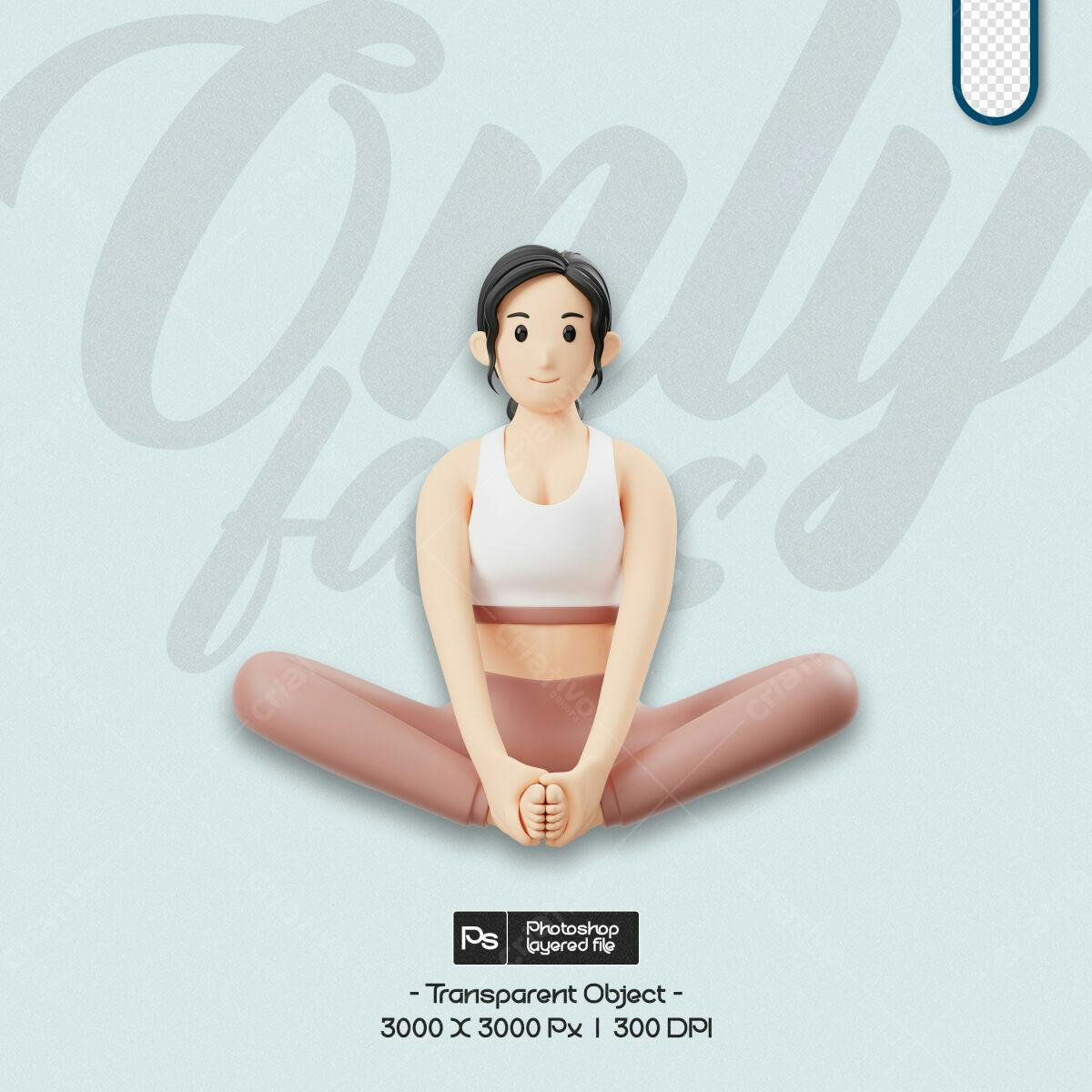 Postagem para Instagram Yoga PSD Editável