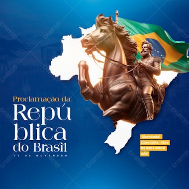 Dia Da Proclamação Da República Do Brasil 15 De Novembro