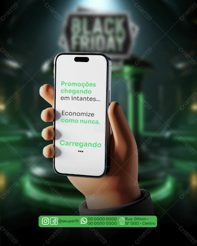 Flyer De Black Friday Carregando