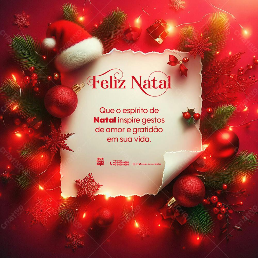 Mensagem Natalina Feliz Natal E Boas Festas