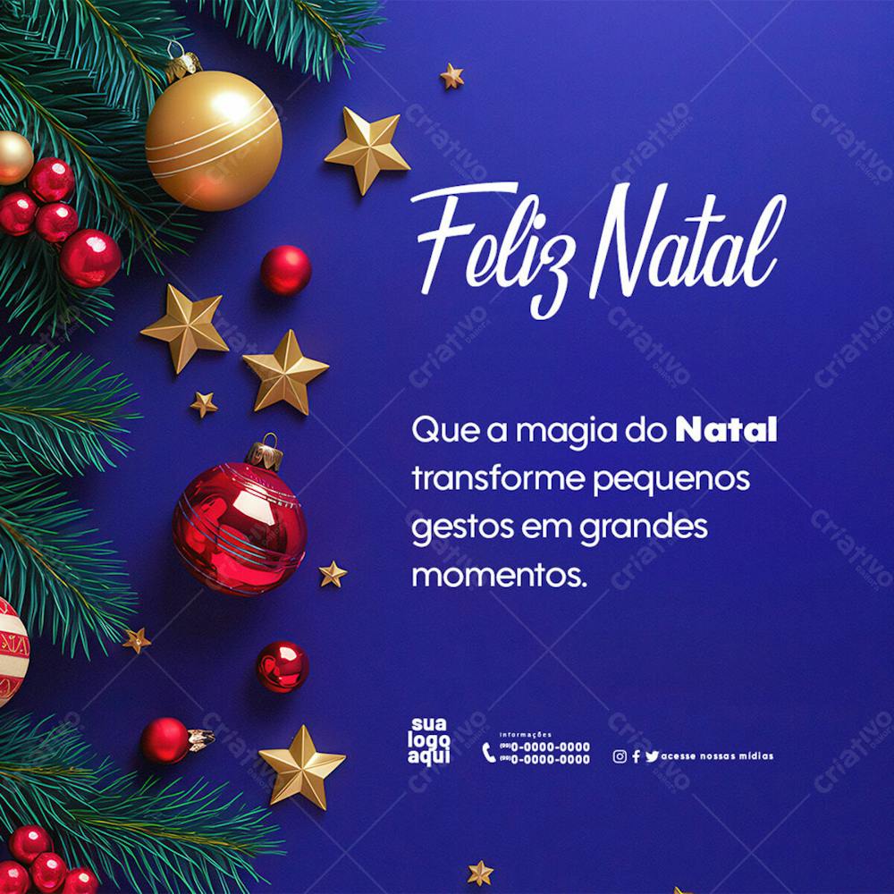 Mensagem Natalina Feliz Natal E Boas Festas