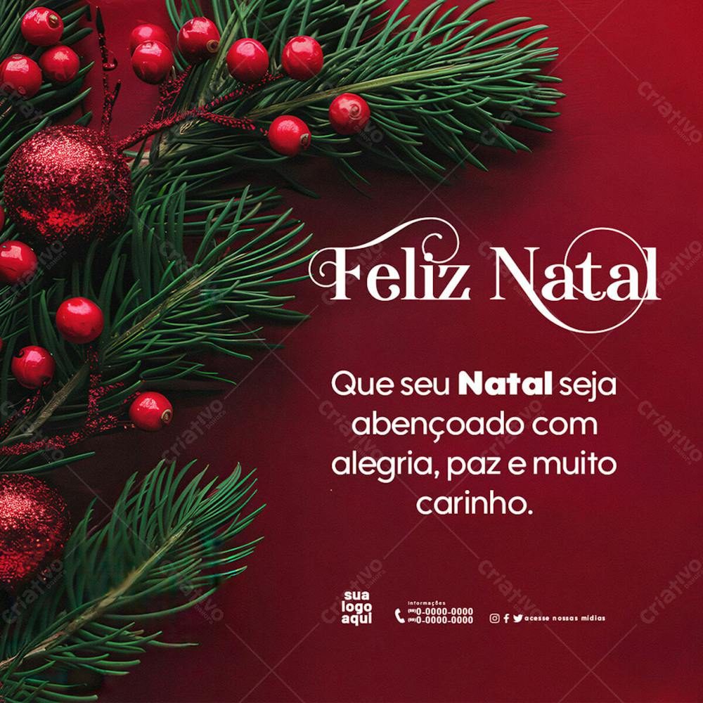 Mensagem Natalina Feliz Natal E Boas Festas