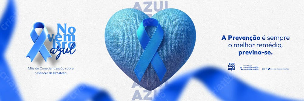 Novembro Azul Conscientização E Prevenção Do Câncer De Próstata Carrossel