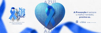Novembro Azul Conscientização E Prevenção Do Câncer De Próstata Carrossel