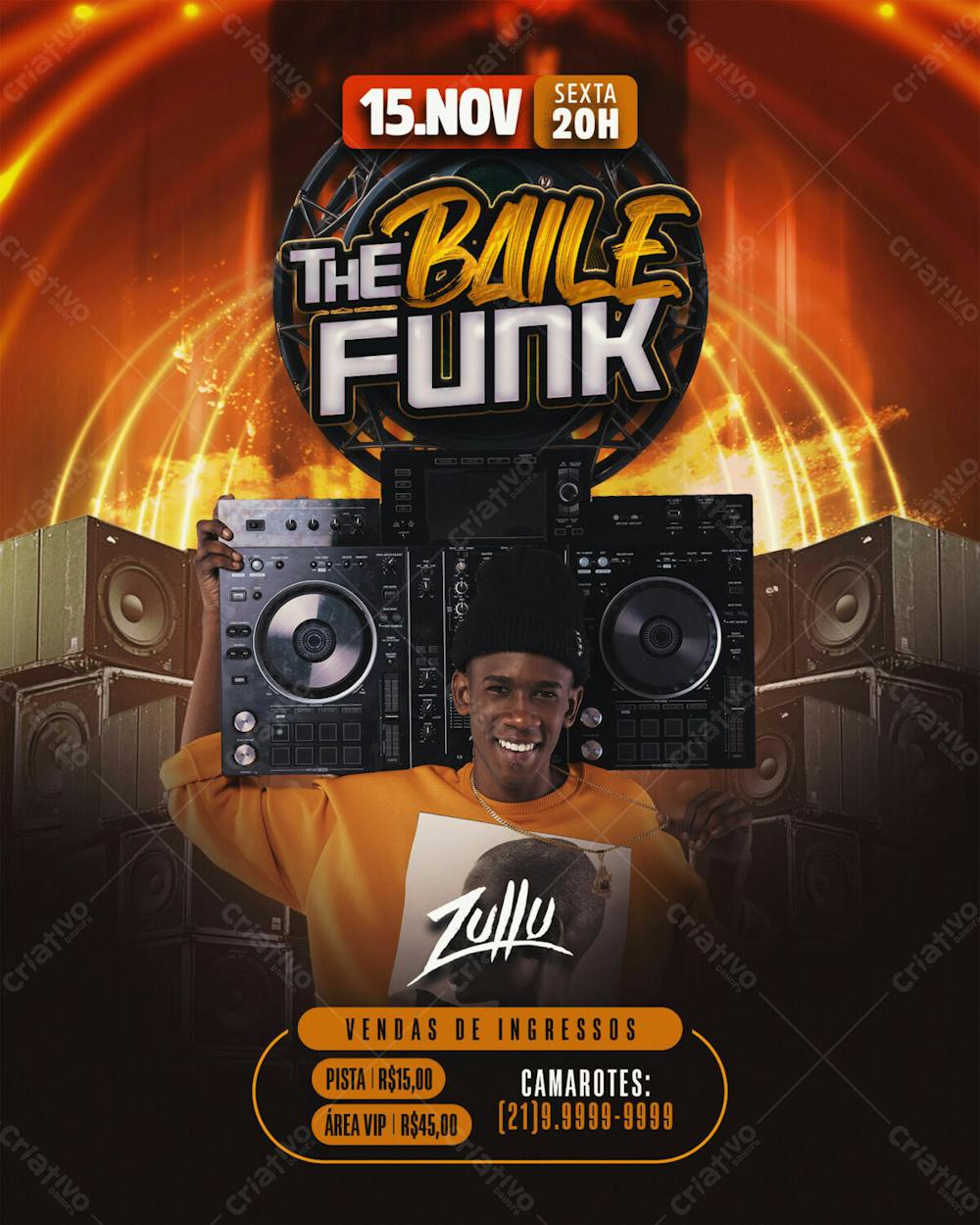 Flyer Evento The Baile Funk Feed