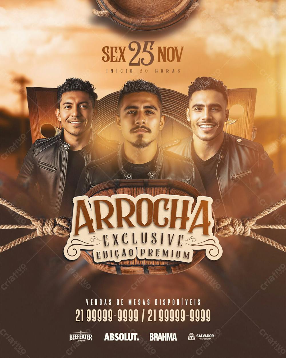 Flyer Evento Arrocha Exclusive Feed