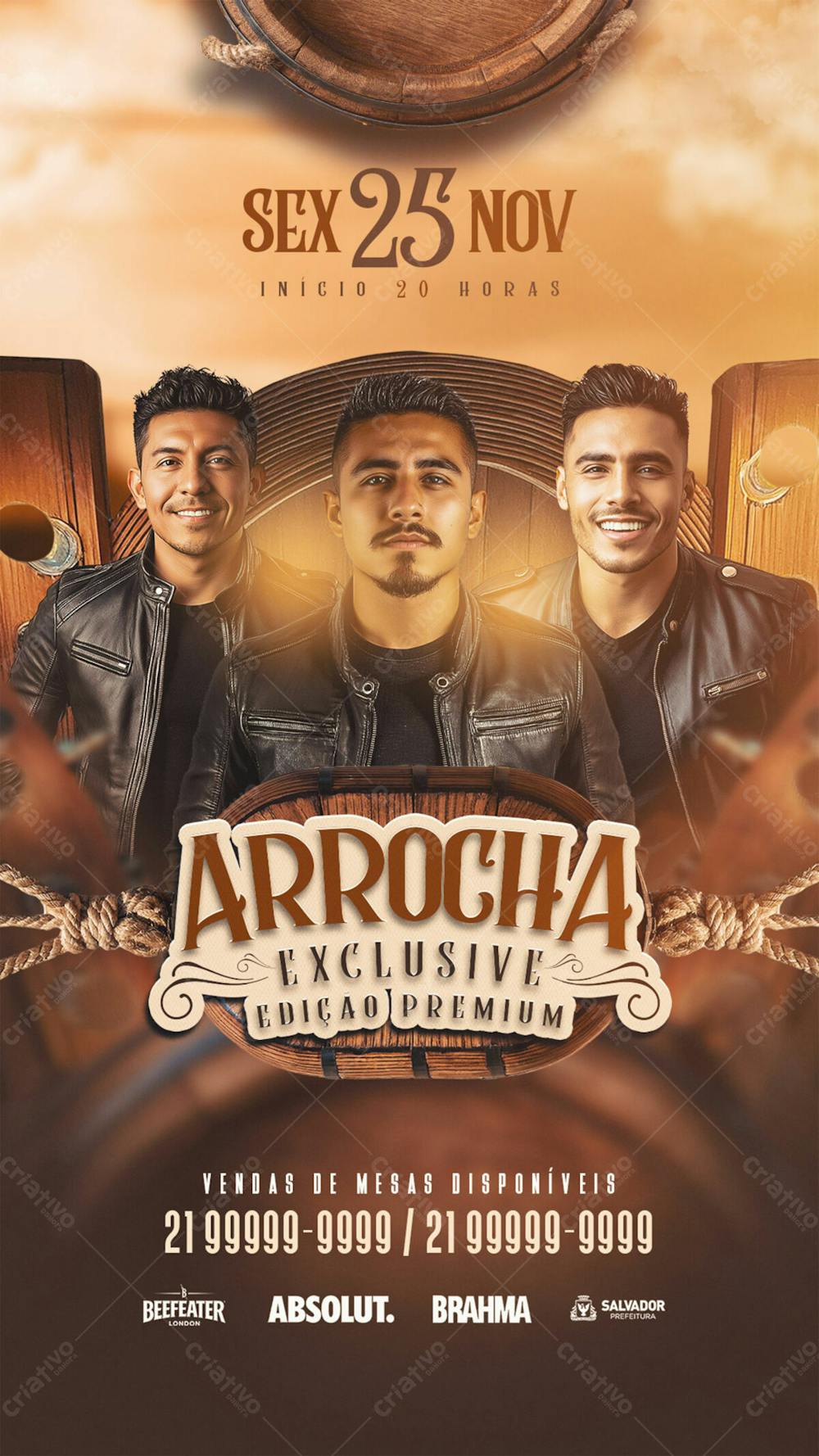 Flyer Evento Arrocha Exclusive Story