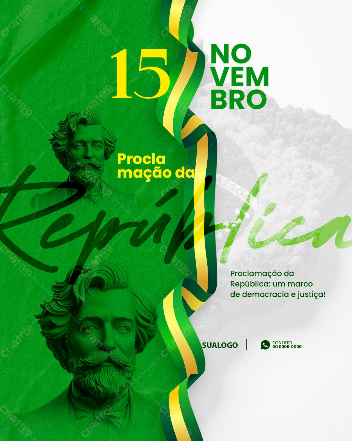 Flyer Proclamação da República PSD Editável