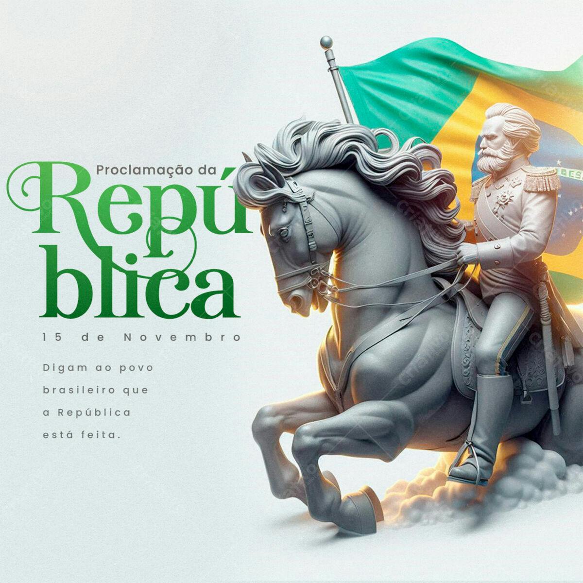 Flyer Proclamação da República PSD Editável