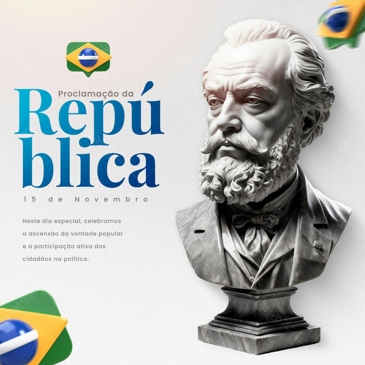 Flyer Proclamação da República PSD Editável