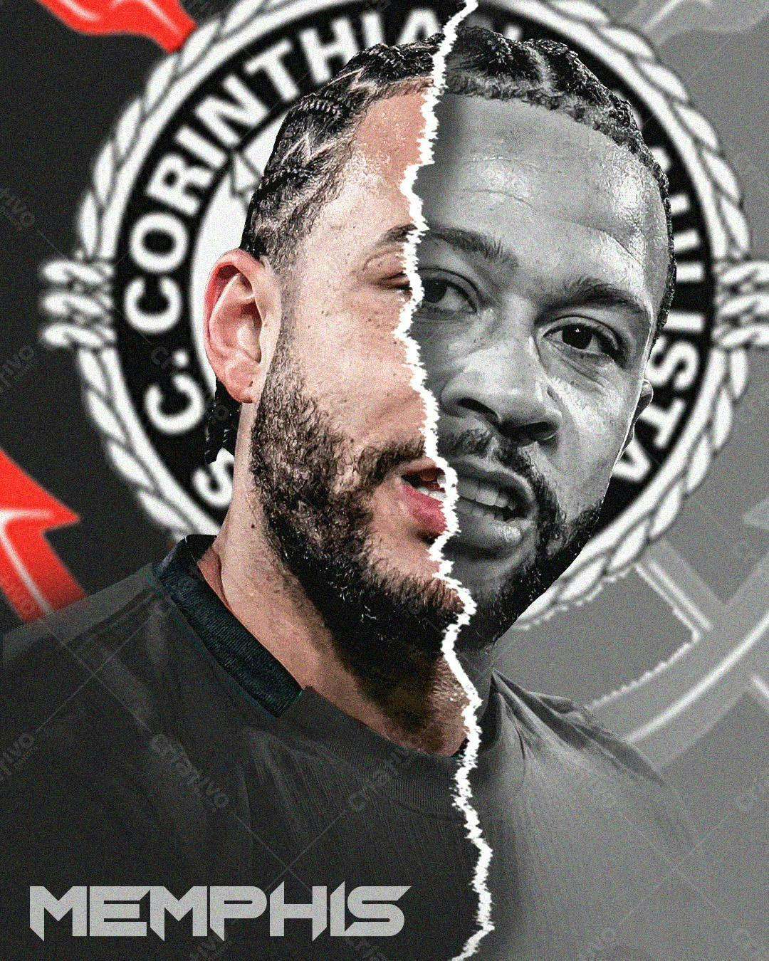 Arte de Jogador de Futebol PSD Editável