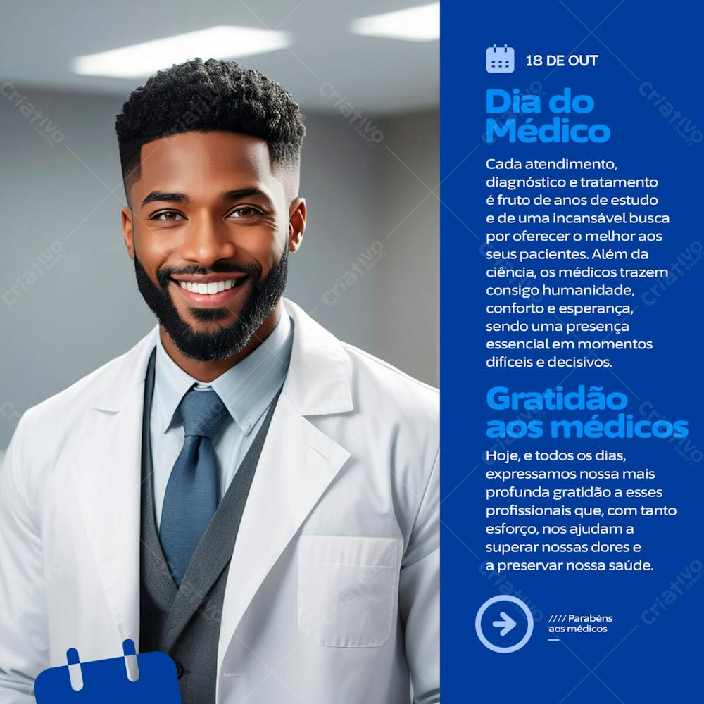 Dia Do Médico, Hoje, E Todos Os Dias, Expressamos Nossa Mais Profunda Gratidão A Esses Profissionais