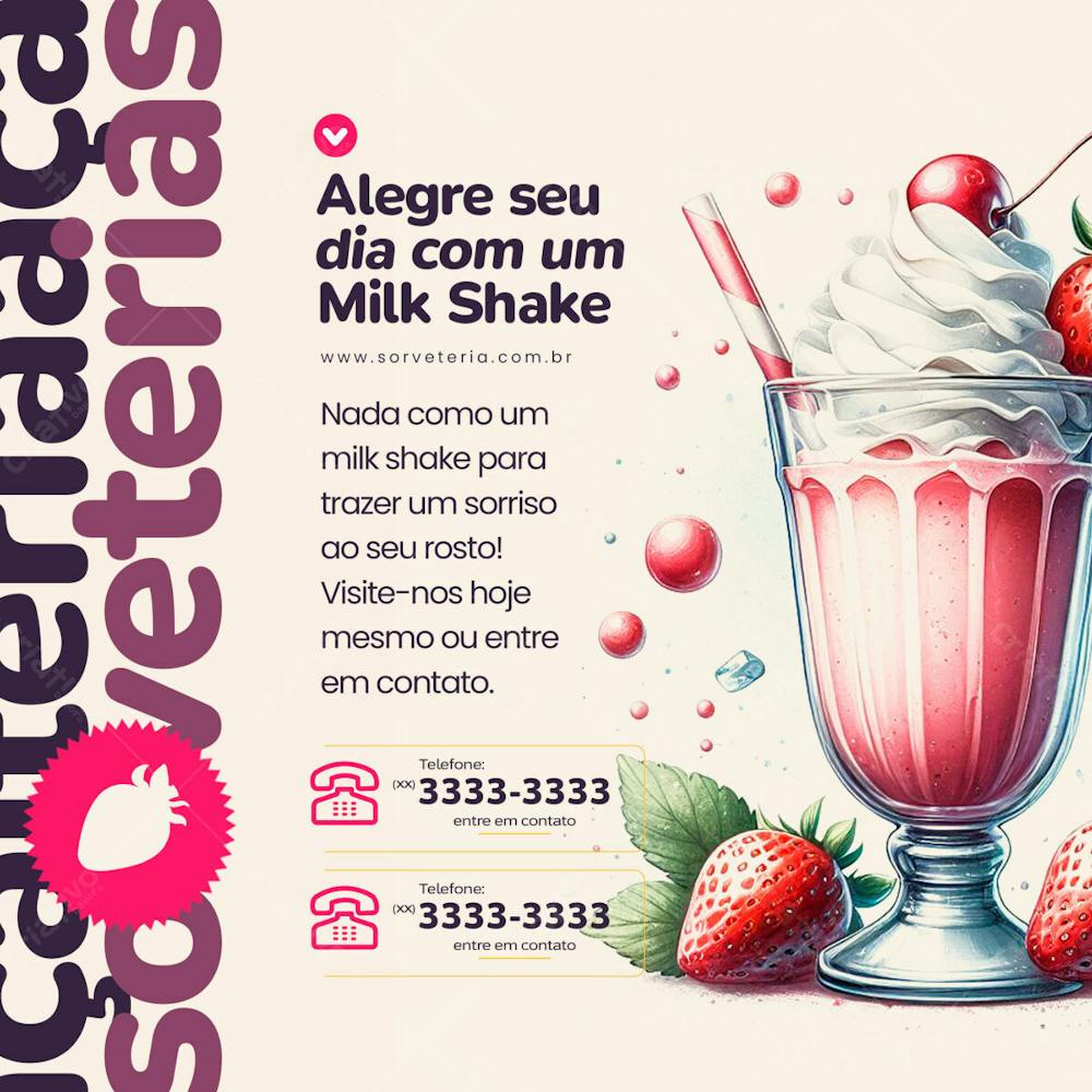 04 Alegre Seu Dia Com Um Milk Shake