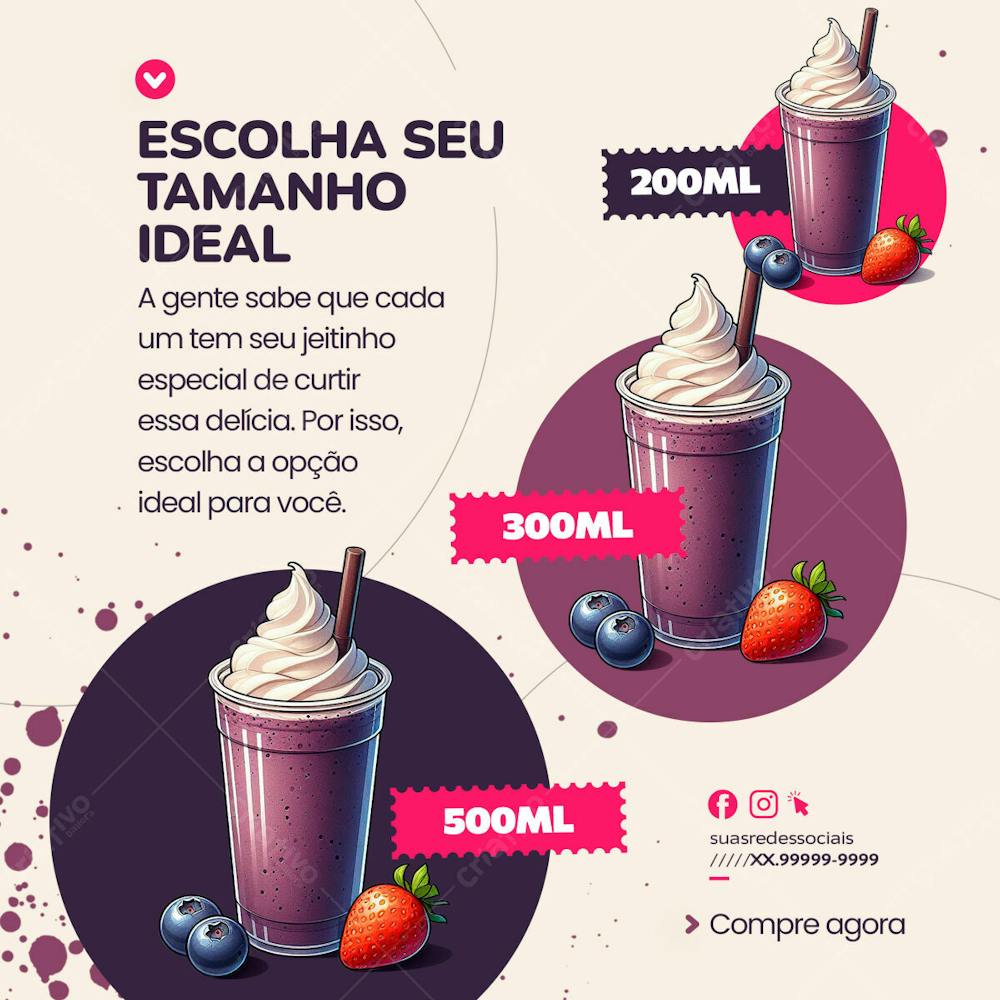 16 Escolha Seu Tamanho Ideal De Açaí