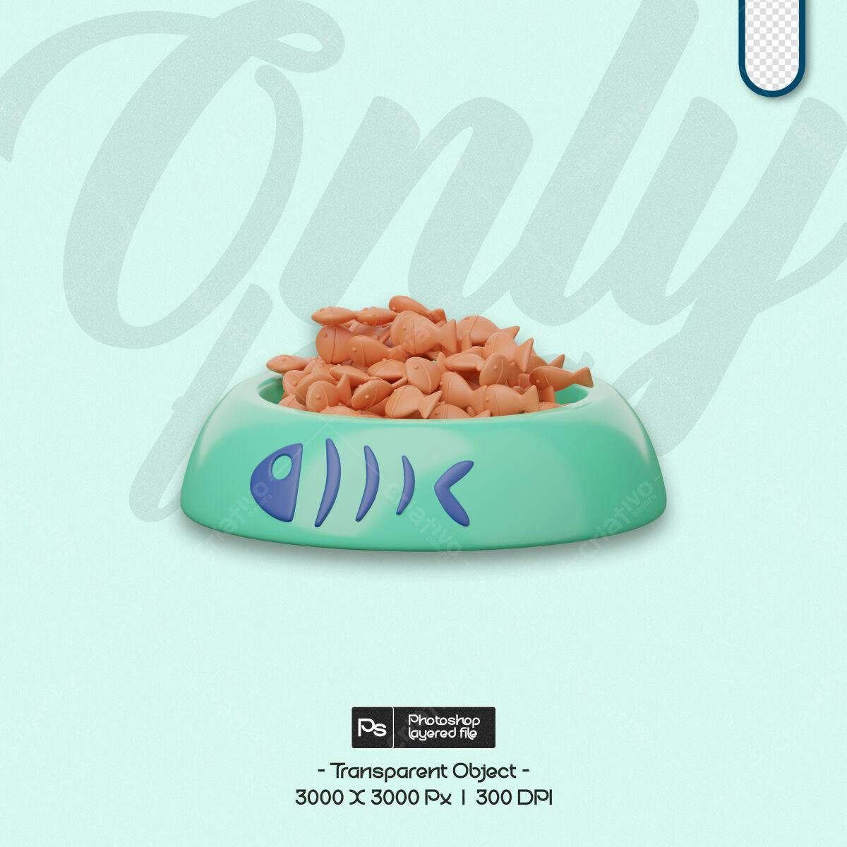 Mockup de Pote de Ração para Pets PSD Editável