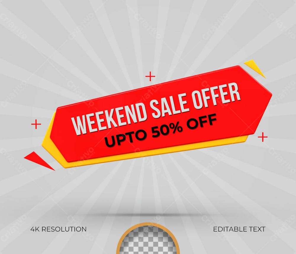01 Discount Labels And Tag Special Offer Red 3D Rendering New Offer